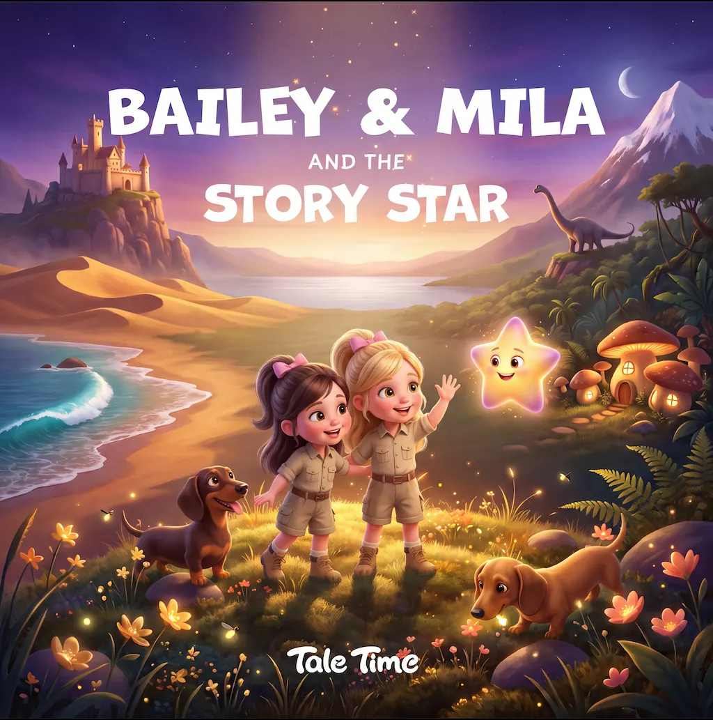 Personalised children's storybook cover in English
