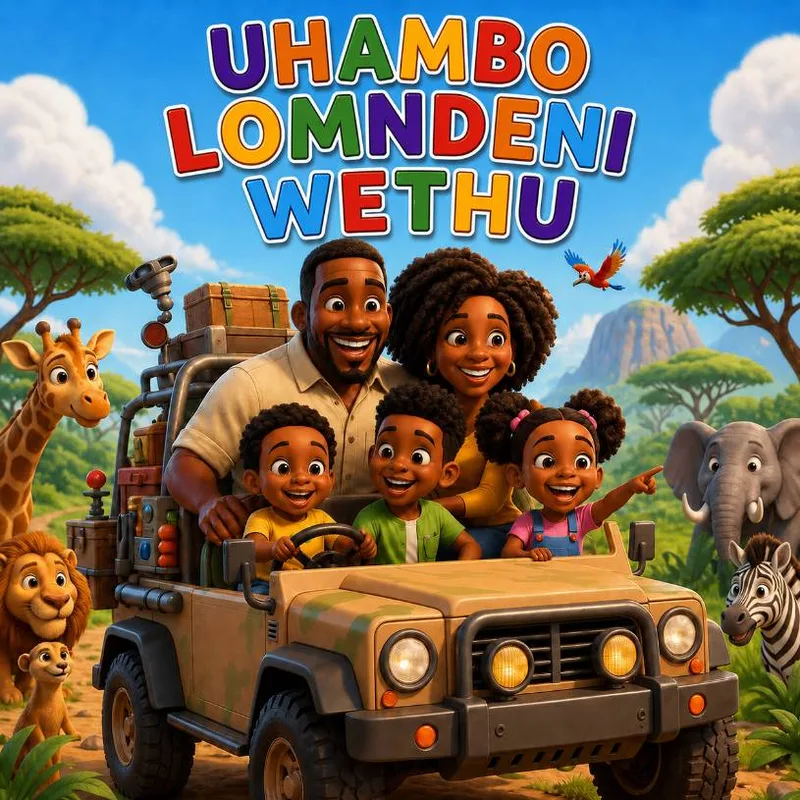 Personalised children's storybook cover in isiZulu
