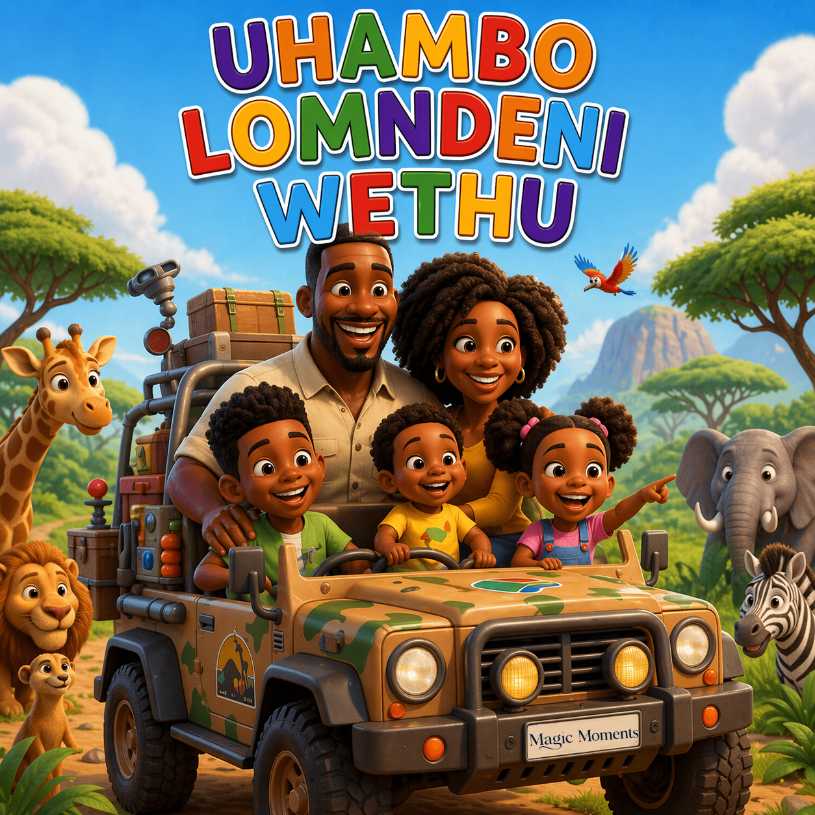 Personalised children's storybook cover in isiZulu